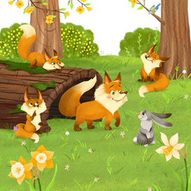 «Ёжик встречает весну» Для издательство Clever