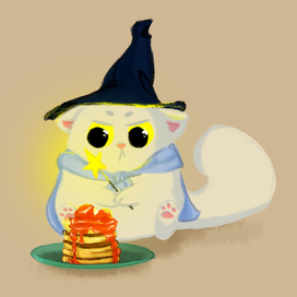 Кот и...блин!