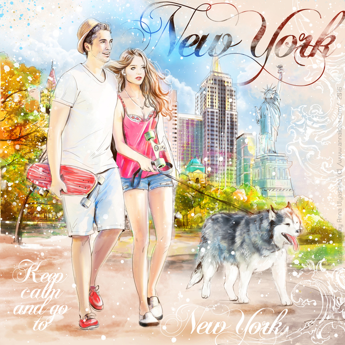 Осень в Нью-Йорке