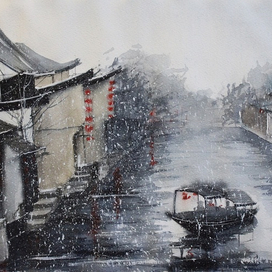 Тихо падает