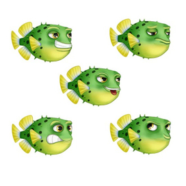 Персонаж Эмоциональная рыба