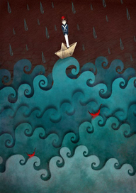 По волнам. Оловянный солдатик