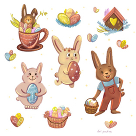 Зайки на пасху