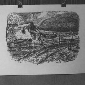 Деревенский Набросок