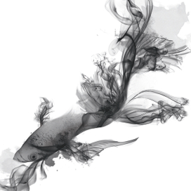 Рыба из клубков дыма