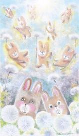 "Зайчики в одуванчиках"