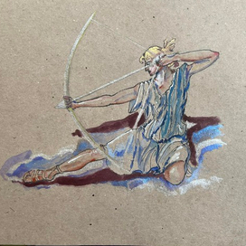 Артемида прицеливается