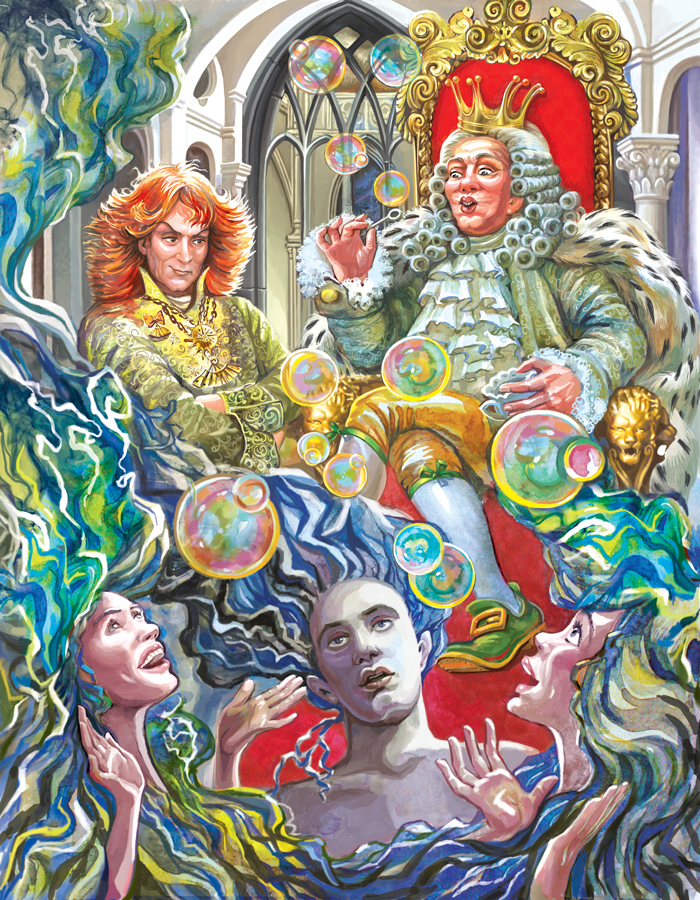 король Фанфарон и его свита