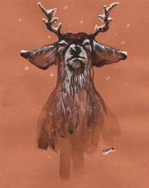 Снежный олень / deer