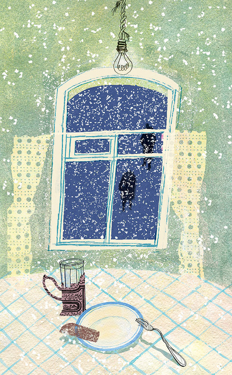 "Дверца, печка, жар поленьев..." Иллюстрации к сборнику стихов "Лента времени" Б. Шапиро-Тулина.