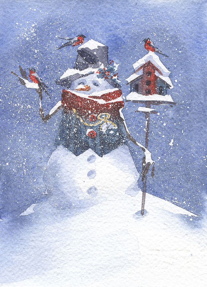 "В компании снегирей"