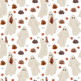 Бесшовный паттерн к Хеллоуину