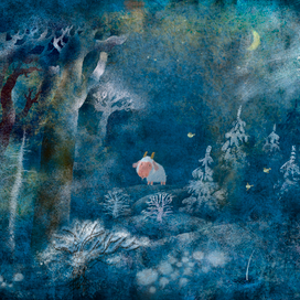 Идёт коза рогатая,