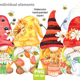 Гномы лето 2