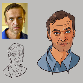 Персональный стикер Навальный