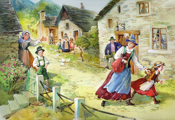 Хайди. На поезд, в город