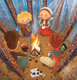 Ілюстрація до книги "Зварю тобі борщику"