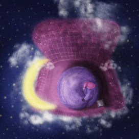 Фиолетовая такса Зося