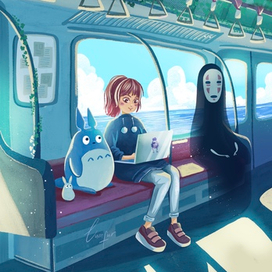 Тихиро возвращается к друзьям