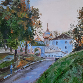 Ярославль ранним осенним утром.