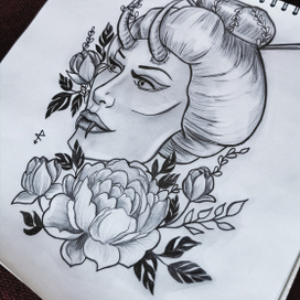 Эскиз для тату