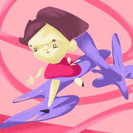 Иллюстрация про тревожность