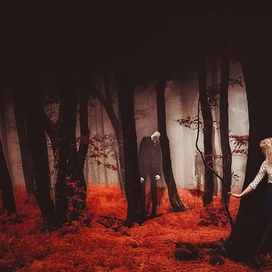 "Slender wood" модель - Валерия Самарская