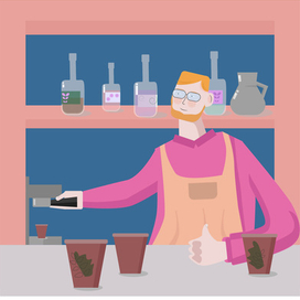 Бармен на работу