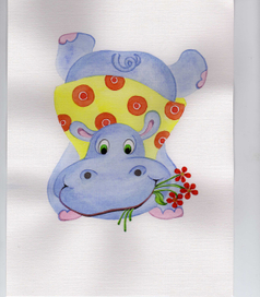 Весёлый бегемот