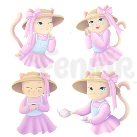 Персонаж кошечка