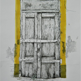 Дверь ветхая