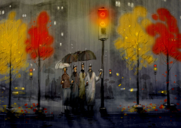 Осенние светофоры