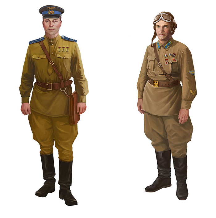 Покрышкин и Чкалов