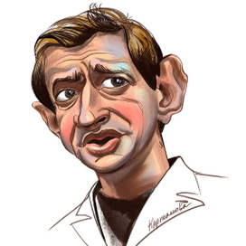 Шарж -Константин Хабенский