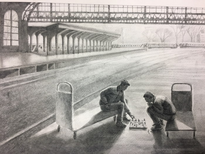 Утро на Витебском.