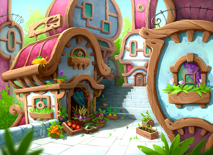 The houses like a Dofy's games