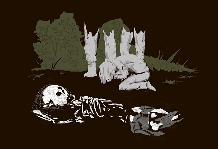 из серии иллюстраций к рассказу К. Булычева.-1