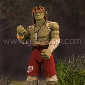 3D моделирование Существо символов для игры и кино