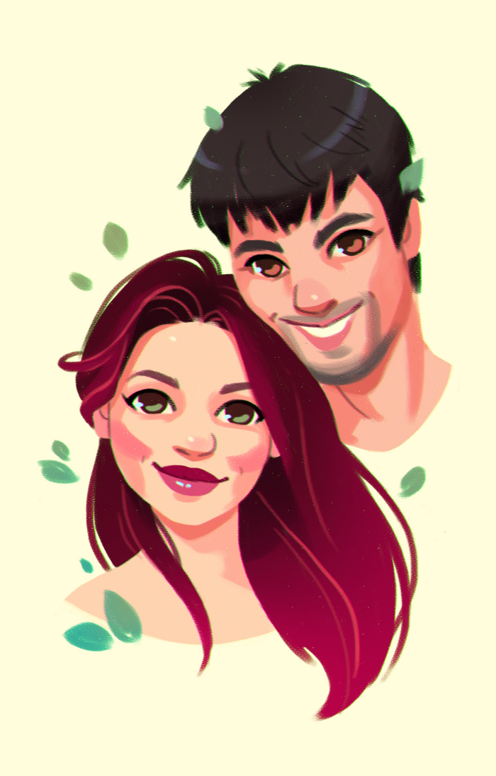 портрет пары