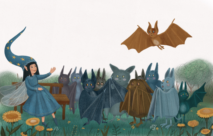 Книжная иллюстрация, разворот