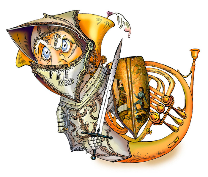 Иллюстрация к книге Э. Финкельштейна «Музыкальная энциклопедия от А до Я», издательство «Азбука», 20