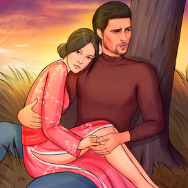 фан арт по игре "клуб романтики"