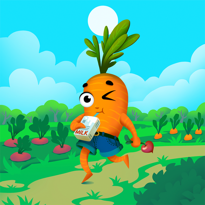 Бренд персонаж - Мистер Морковка 