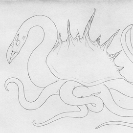 Карандашный контур