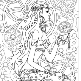 Раскраска анти-стресс " восток"