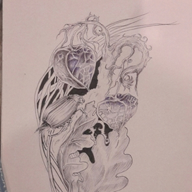 мёртвая живая......