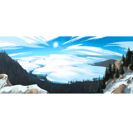 Пейзаж Плато Лагонаки