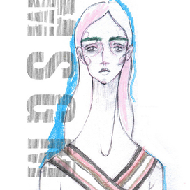 MSGM fashion illustration