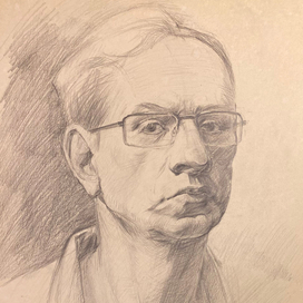 Портрет 40х50., карандаш, 2026