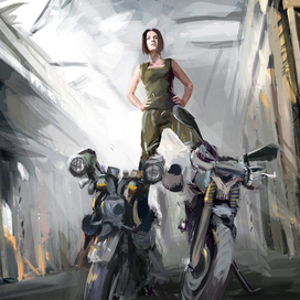 Lady is on fury road